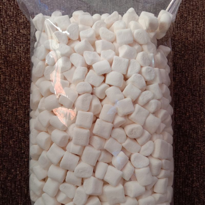 

Ay00! Marshmallow mini white corniche repack uk 500gram murah