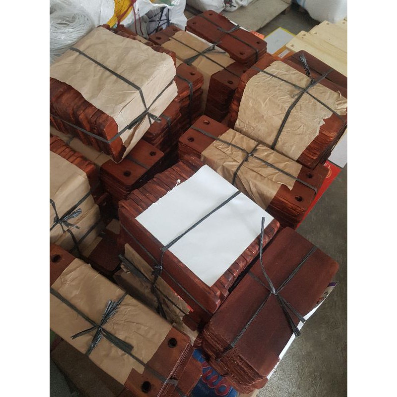 Papan kayu mahoni size 40cm Tanpa lubang