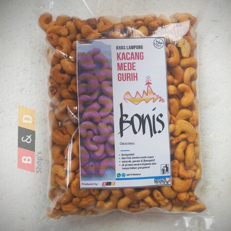 

BONIS. Kacang Mede Original Siap Santap Netto 1 Kg.