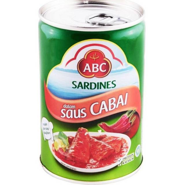 

ABC Sarden Saus Cabai 425gr