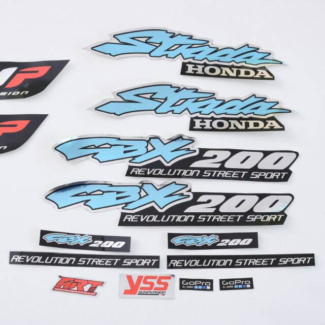 Stiker Sticker Decal Honda Strada CBX 200 Tiger Revo Tiger 2000