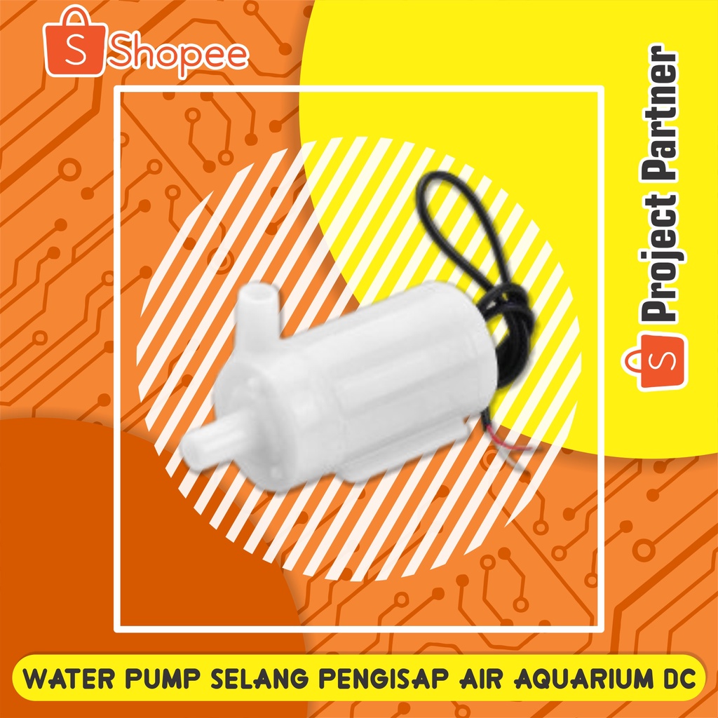 Pompa Mini Hisap Water Pump Selang Pengisap Air DC Aquarium Kolam