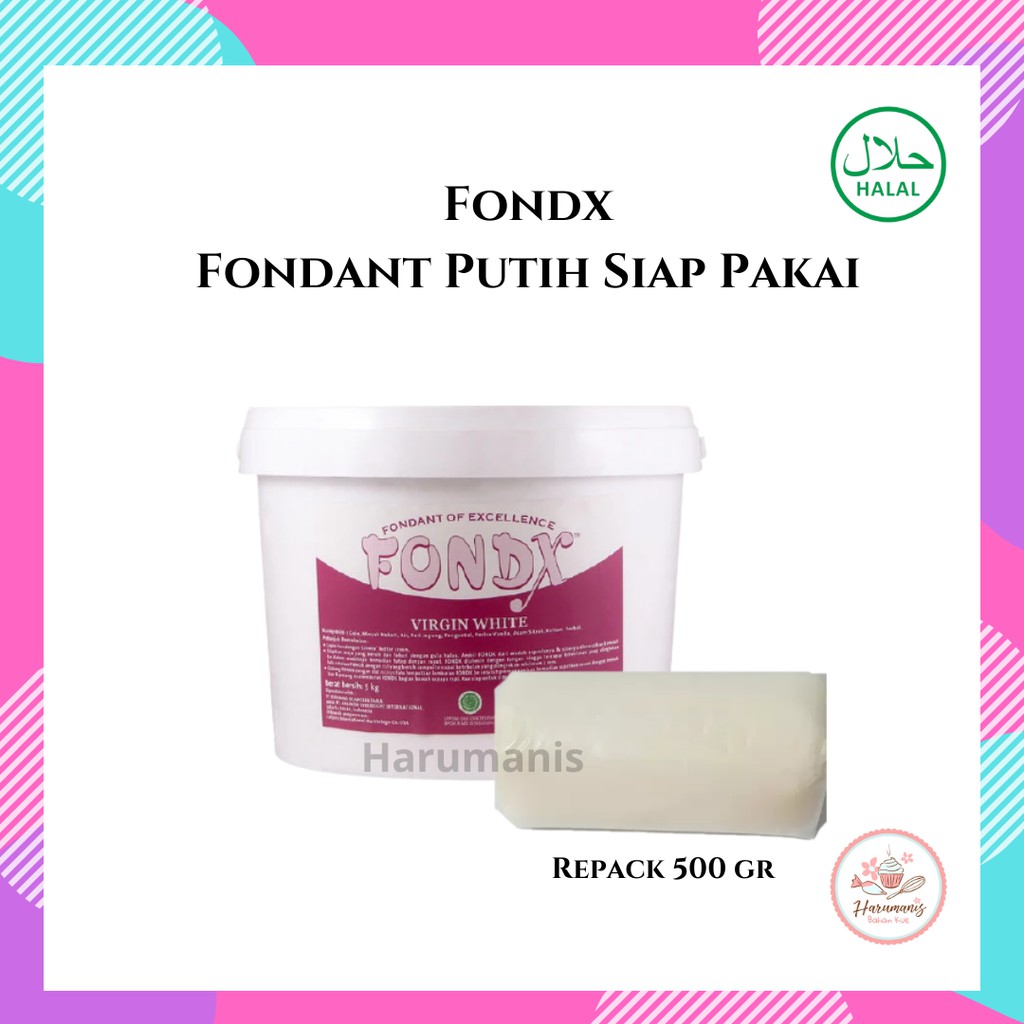 

Fondx Fondant Putih 500gr