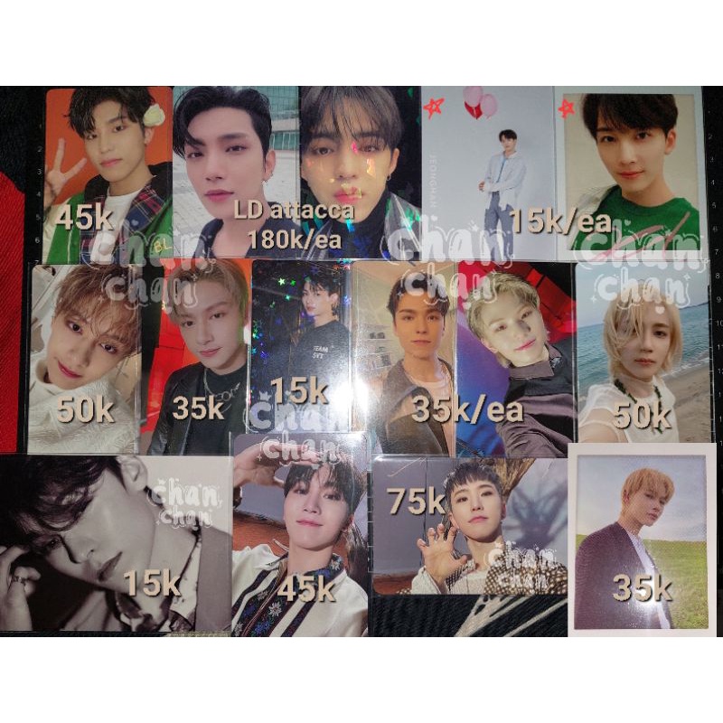 [UPDATE PRICE] Photocard PC TC Seventeen face the sun ainochikara attacca hoshi jeonghan jun joshua 