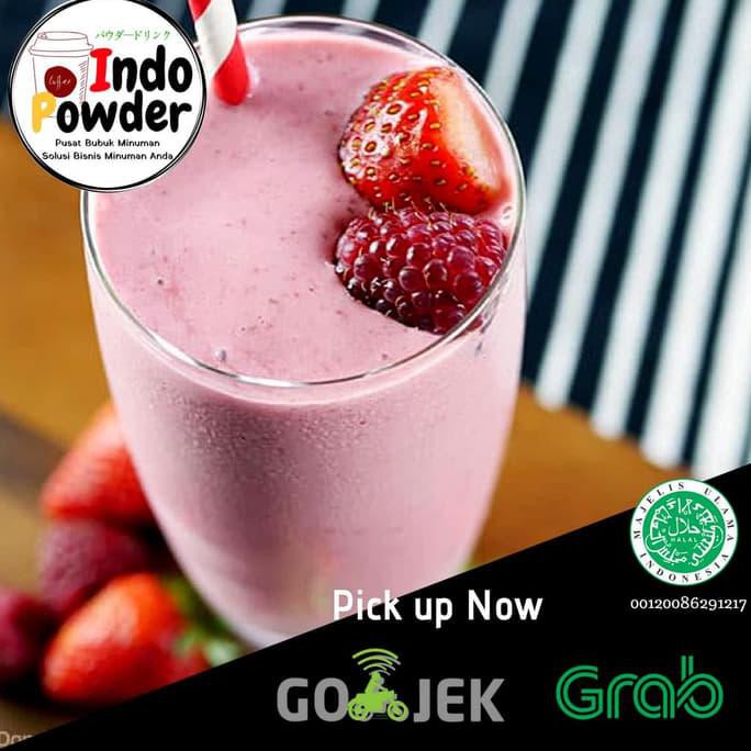 

'' TERBARU'' BUBUK MINUMAN RASA STRAWBERRY 1 KG / STRAWBERRY POWDER ''TERMURAH''
