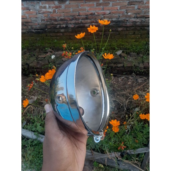 batok lampu l2g crom set list crom batok lampu cb gl pnp daymaker 5,75 inch