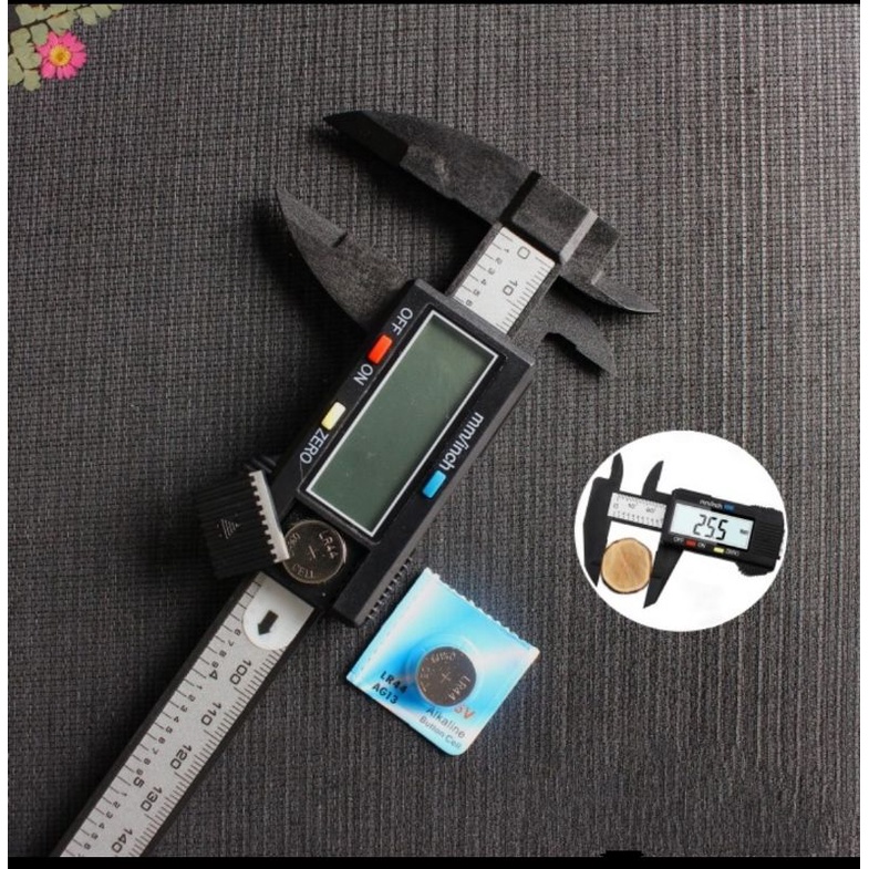 

MISTAR SIGMAT DIGITAL LCD 150 mm VERNIER CALIPER CARBON 6 inci plastik