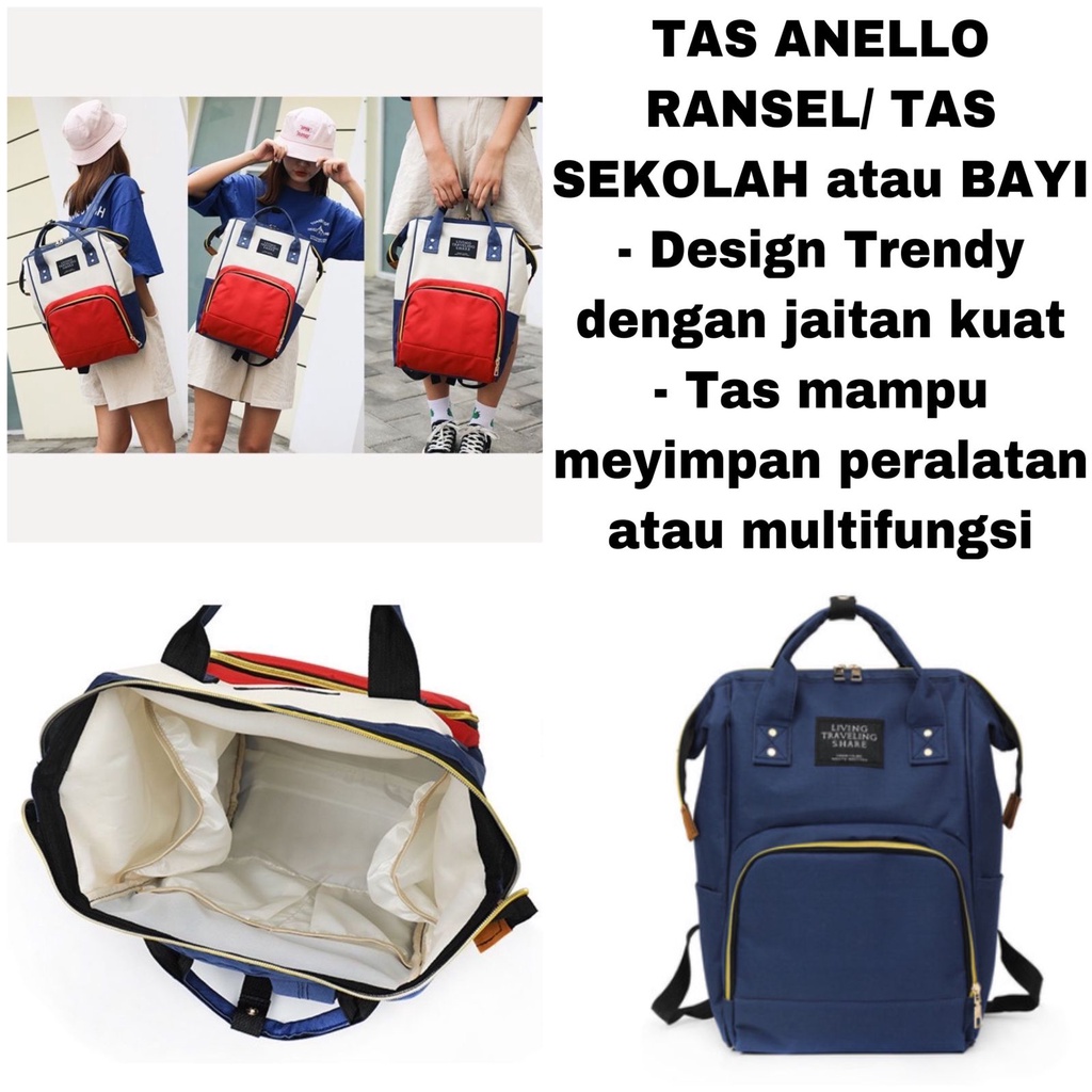 TAS ANELLO RANSEL / SEKOLAH / BAYI VD