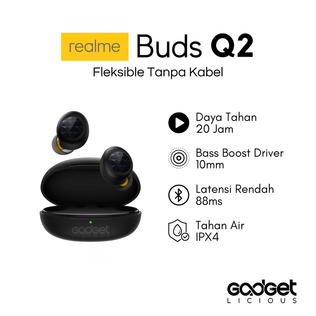 realme Buds Q2 - Garansi Resmi