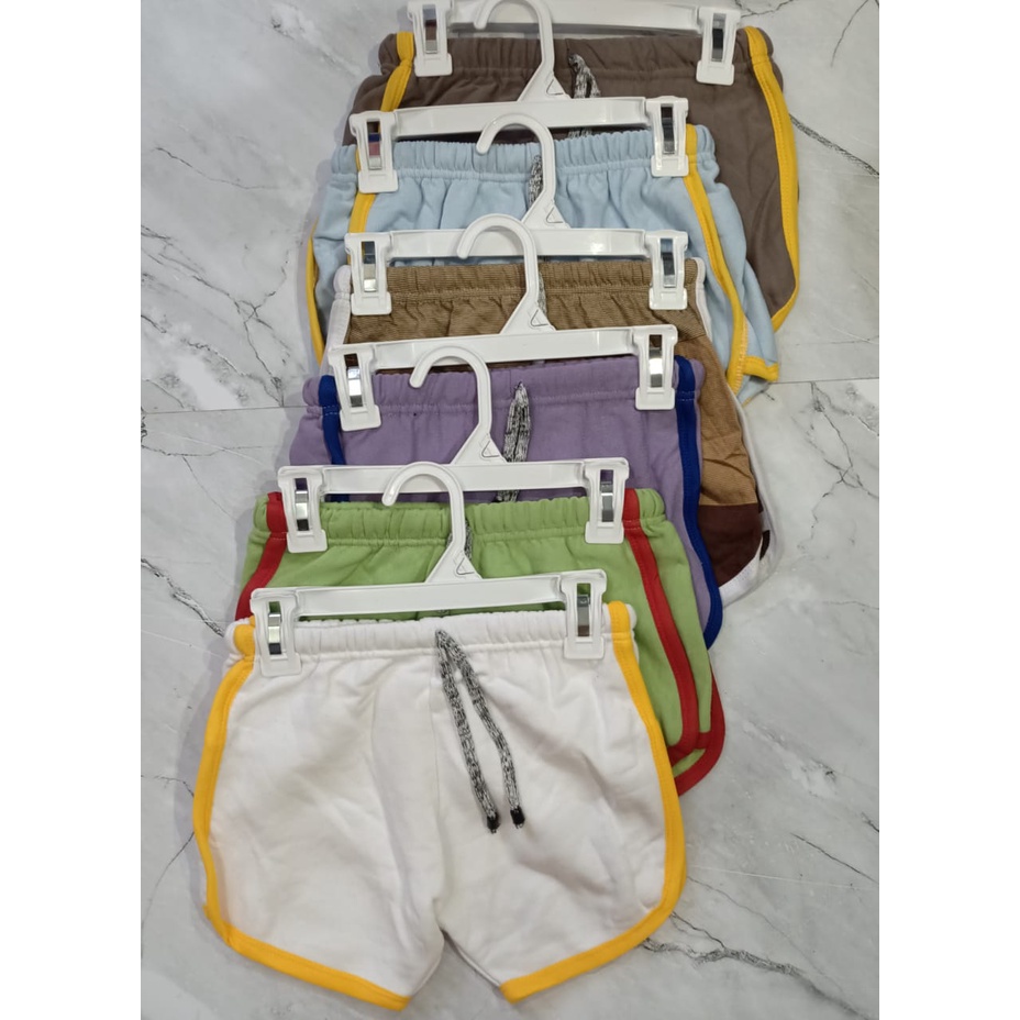 3 pcs celana pendek anak perempuan / hotpants anak anak 2-8 thn