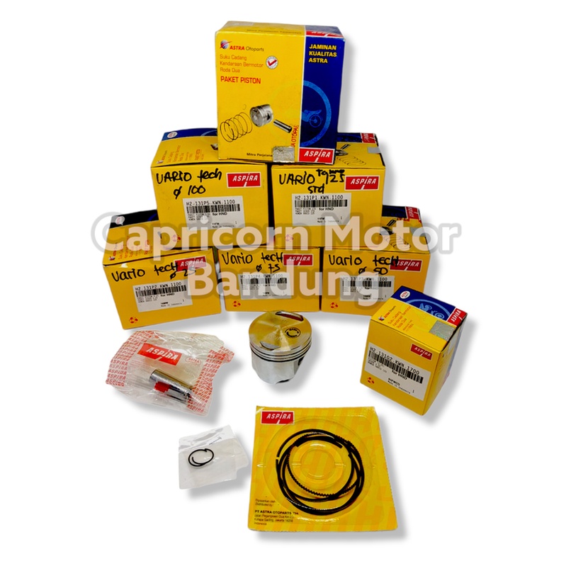 Piston Kit VARIO TECHNO 125 FI INJEKSI ASPIRA oversize STD 25 50 75 100
