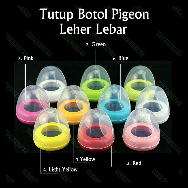 Head Straw Kettle Bottle Change Pigeon Wide Neck/Tutup+Ring Botol Pigeon Wide Neck