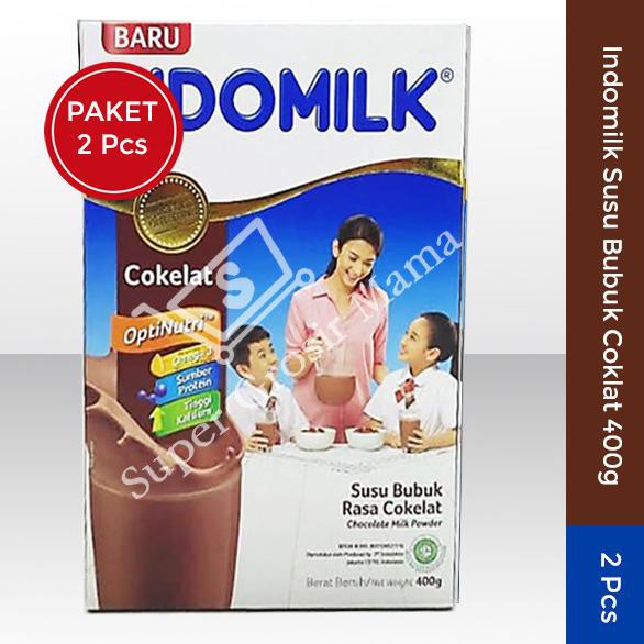 

[[BISA COD]] Indomilk Susu Bubuk Cokelat 400g Paket 2 Pcs KOMPLIT Kode 409