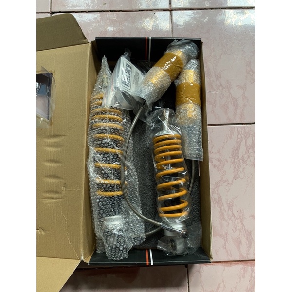 Shcok Custom Tabung Pisah Depan Belakang Vespa Matic