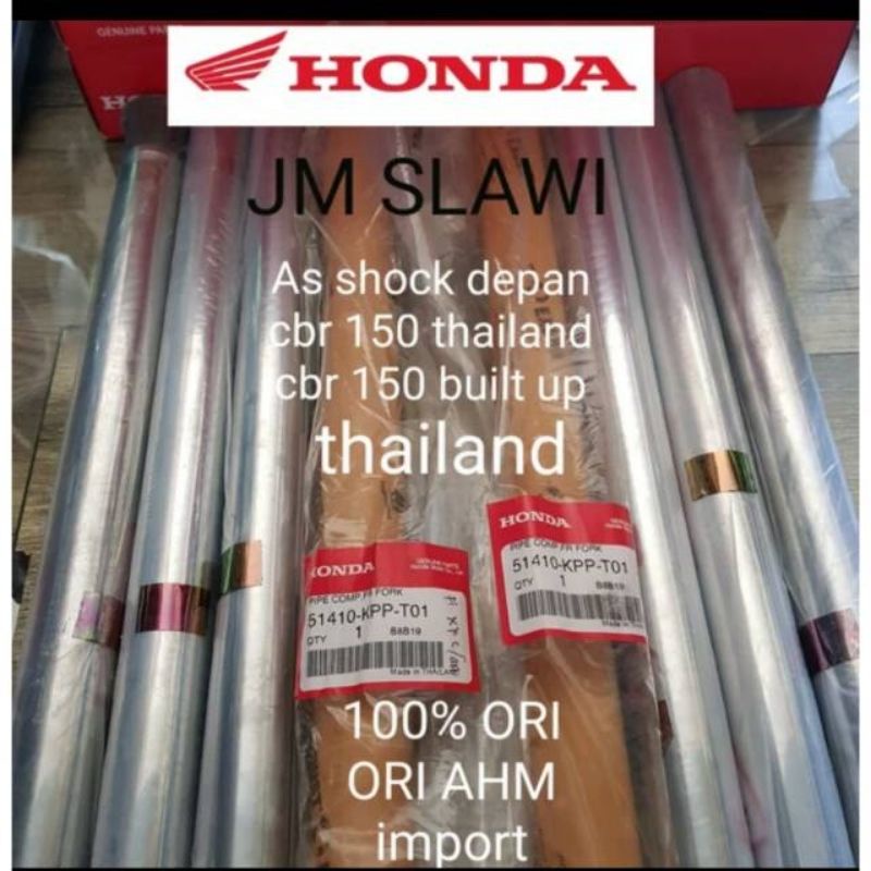 As shock depan pipe comp fr fork CBR 150R thailand CBR 51410 KPP T01