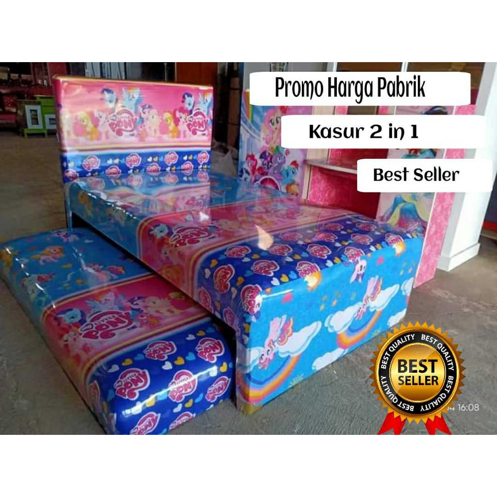 Kasur Busa 2In1 Kasur Sorong Anak Karakter