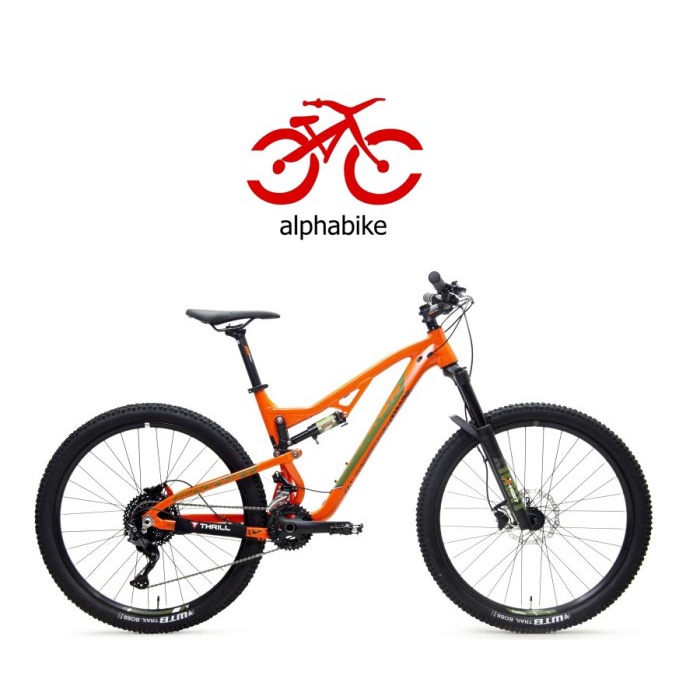 SEPEDA GUNUNG MTB THRILL RICOCHET 4.0 T120 27.5 SATIN ORANGE