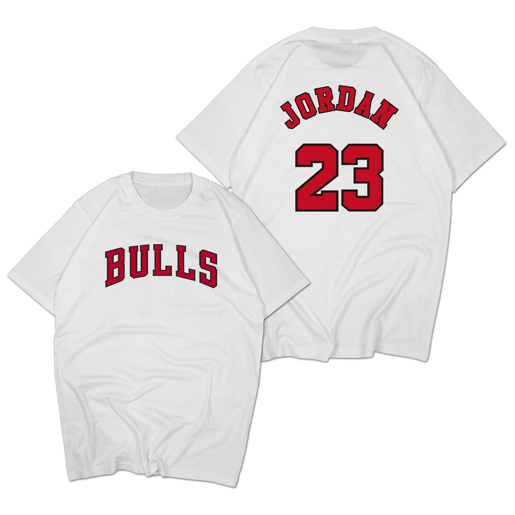 Kaos Bulls Jordan 23 T shirt Baju Bulls Jordan 23 Nba Baketball