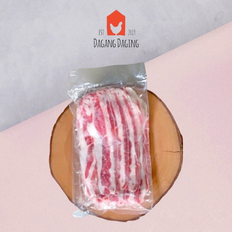 

US Swift Beef Slice Shortplate Slicing Panjang Sangat Tipis (1mm) 500gr
