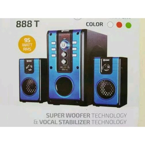 SPEAKER GMC 888T USB MULTIMEDIA AUDIO SPIKER AKTIF ACTIVE TERMURAH AWET ORIGINAL KEREN