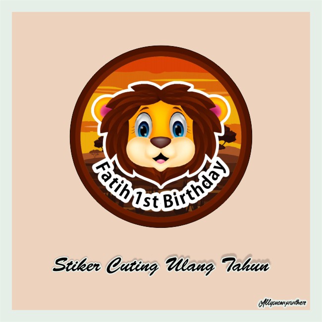 

STIKER CUTING ULANG TAHUN KEMASAN PRODAK