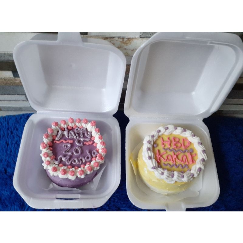

Mini Cake/ lunch box cake/Korean Cake