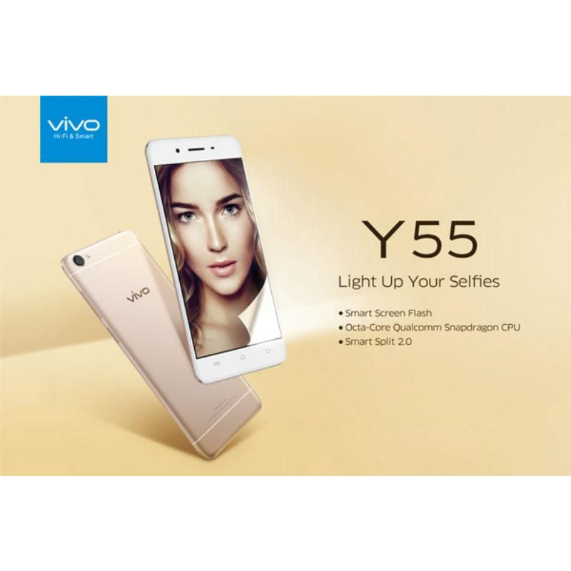 VIVO Y55 RAM 2/16GB DUAL SIM Smartphone bergaransi seller