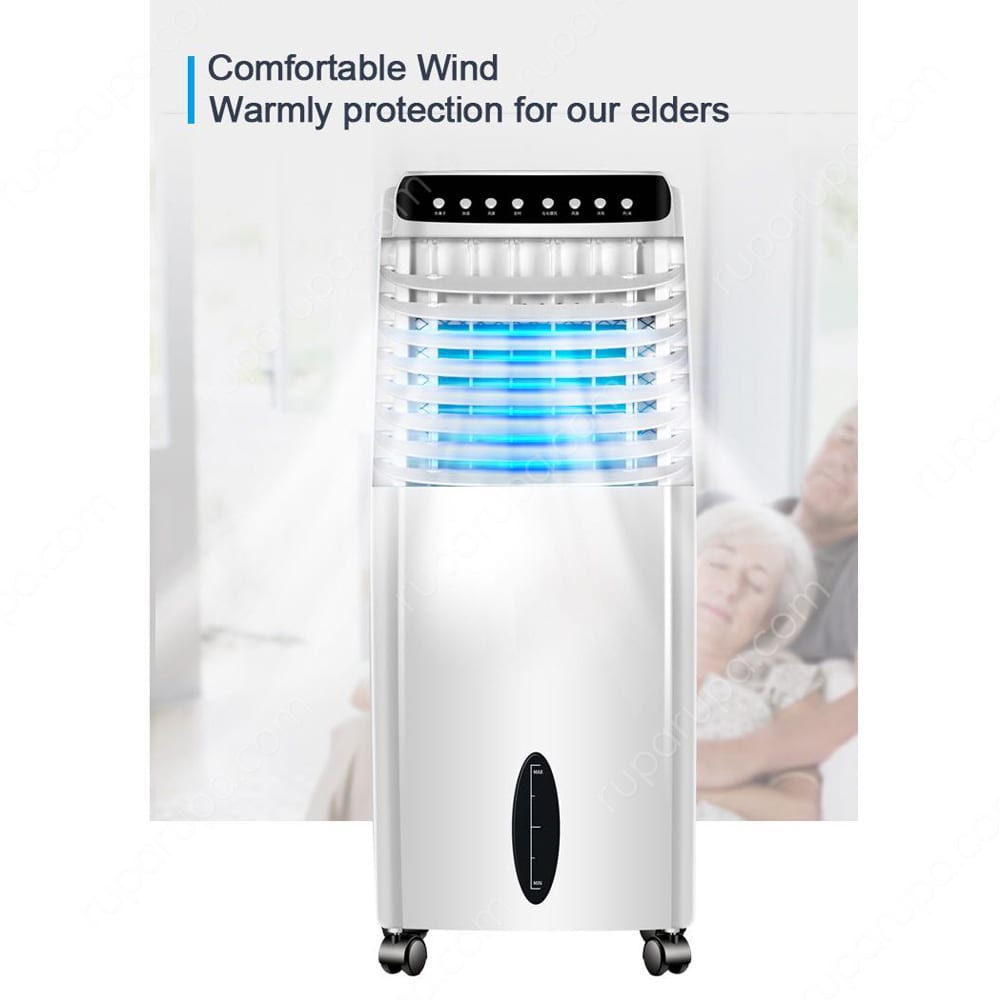 Kipas Angin Air Cooler Penyejuk Pendingin Ruangan Udara Humidifier AC Ionizer Lantai Berdiri Standin