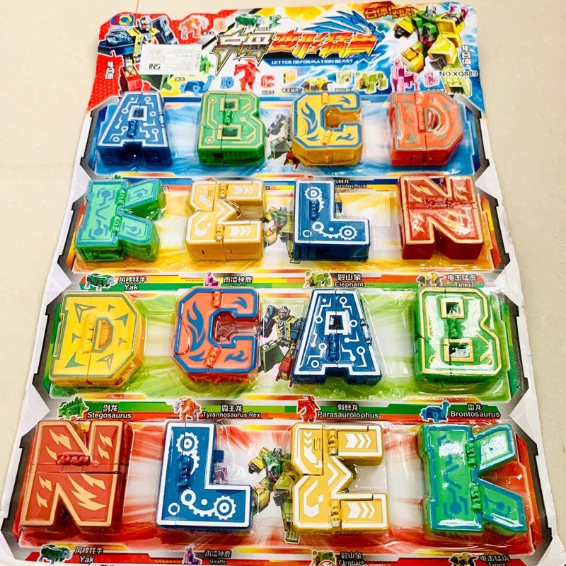 Robot Angka dan Huruf