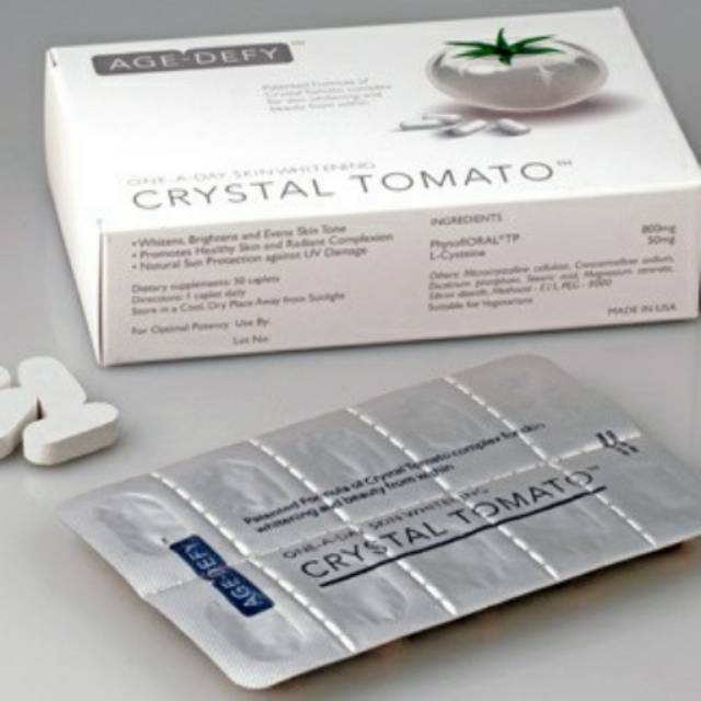 CRYSTAL TOMATO (SUPLEMEN PEMUTIH TUBUH)
