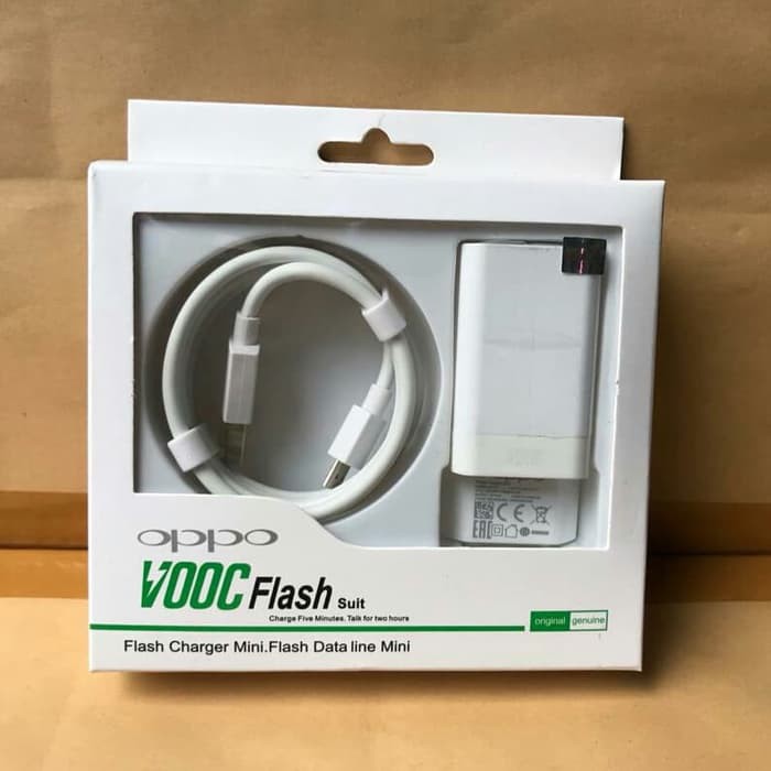 Charger OPPO VOOC 4A ORIGINAL support VOOC flash charge 4ampere Casan