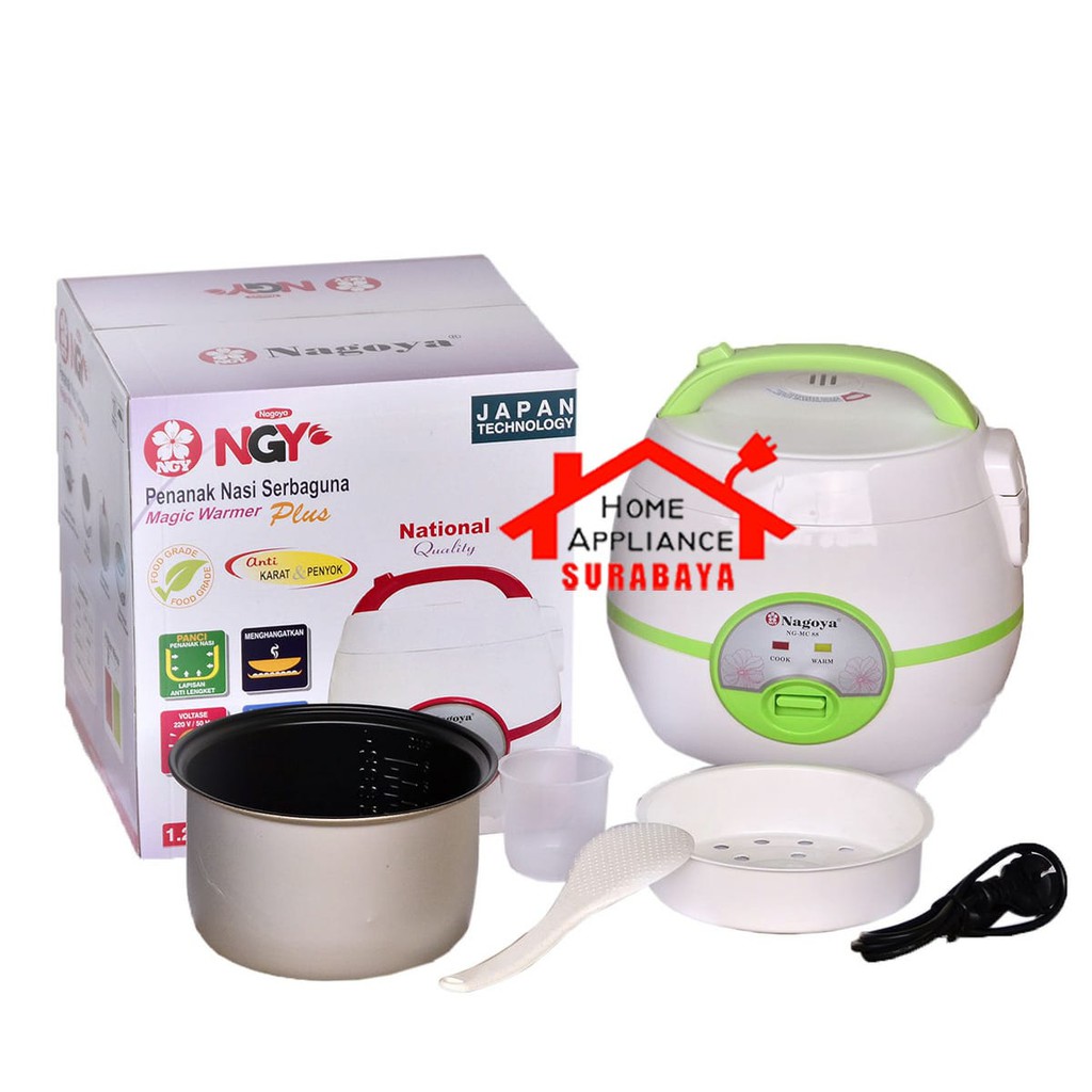 Rice Cooker Magic Com Penanak Nasi Nagoya 1.2 Liter MG-88 MG88 MG 88