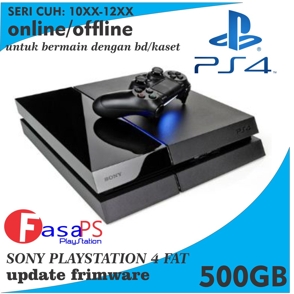 Sony Ps4 Fat 500gb Original Cuh 10xx 12xx Shopee Indonesia