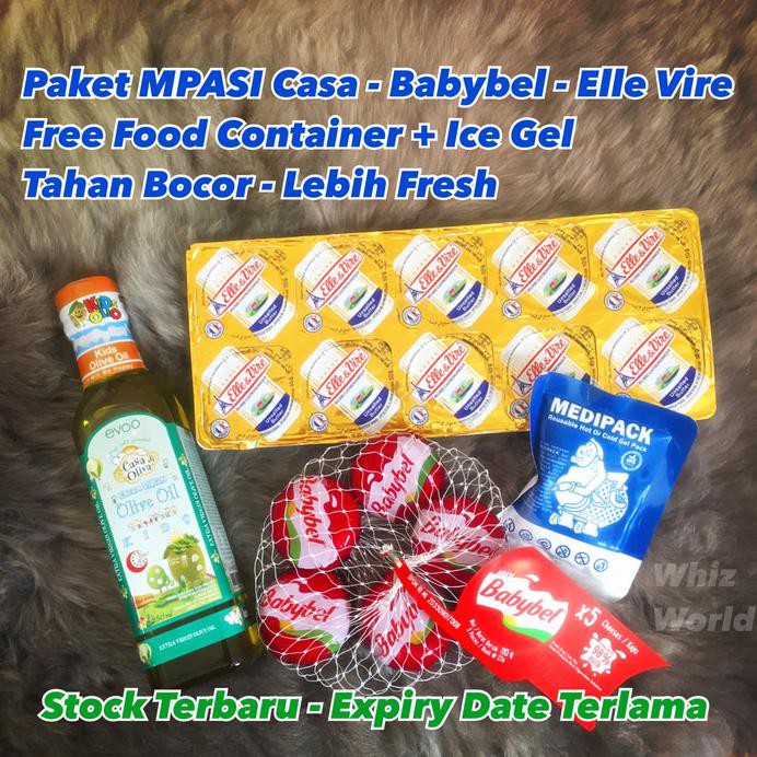 

PAKET MPASI CASA DI OLIVA EVOO BABYBEL ELLE VIRE UNSALTED BUTTER UB