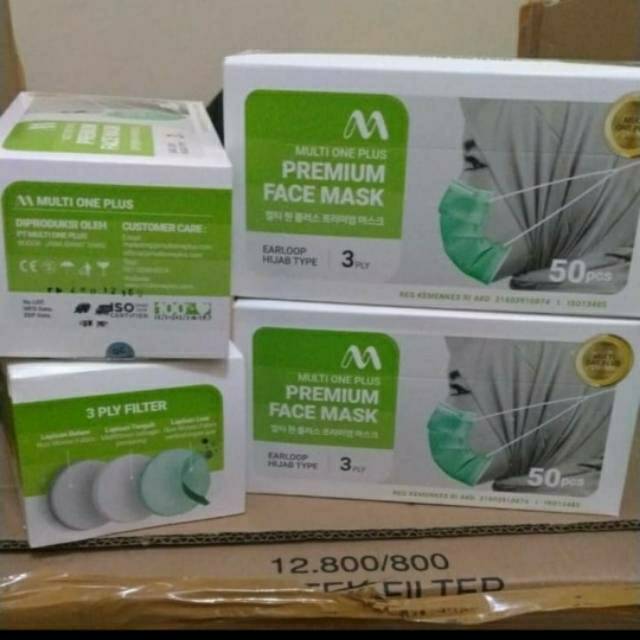 Masker / Masker Karet / Masker Hijab / Masker Multi One Plus / Masker Earloop / Masker Headloop / Masker MOP