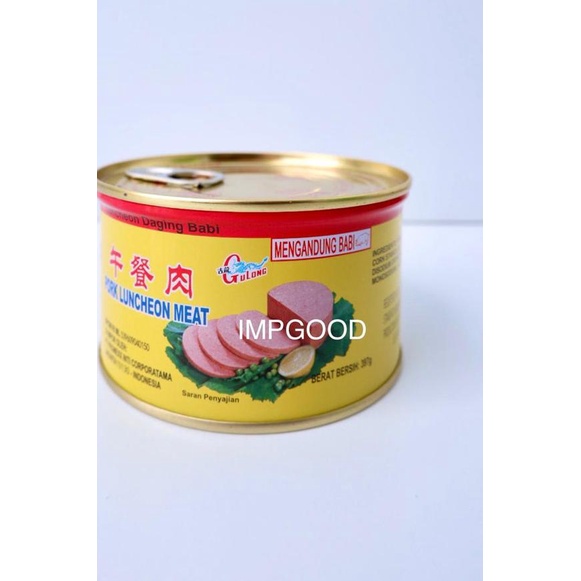 

♘ GULONG MALING HAM / MALING GULONG / PORK LUNCHEON MEAT GULONG 397GRAM ⅍