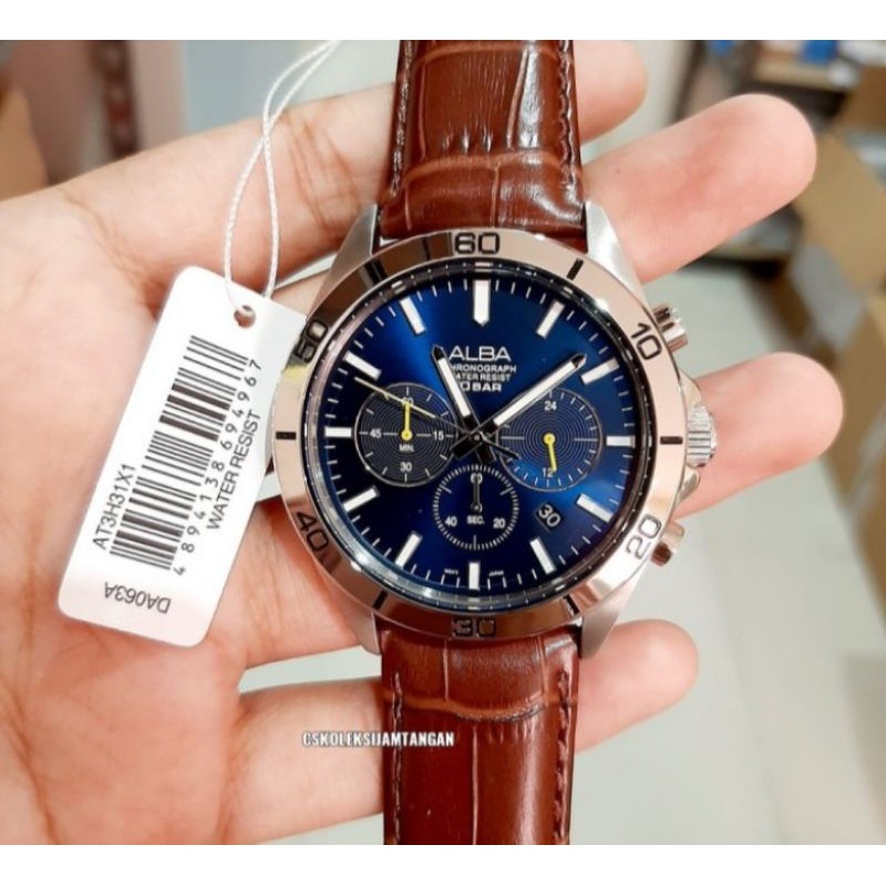 Alba At3H31#AT3H31#AT3H31X1#jam tangan pria Alba at3h31#man watch Alba At3H31X1#Alba AT3H31X1