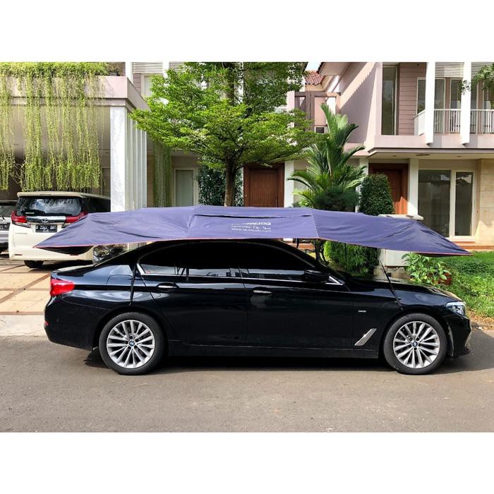 *Otomotif* Garasi Mobil Portable Lanmodo Car Tent 4.8m Semi-Auto - Hitam