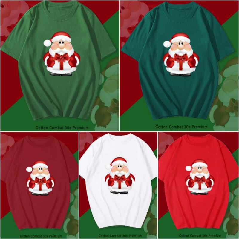 T-SHIRT / TUMBLR TEE KAOS SANTA GIFT OVERSIZE PREMIUM