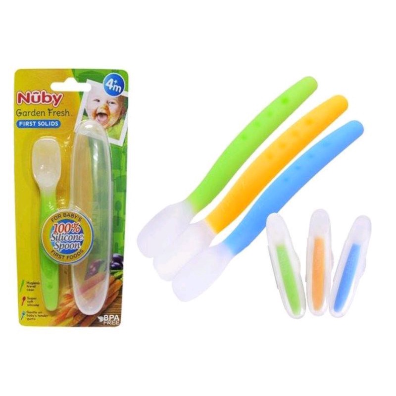 Nuby Silicone Spoons