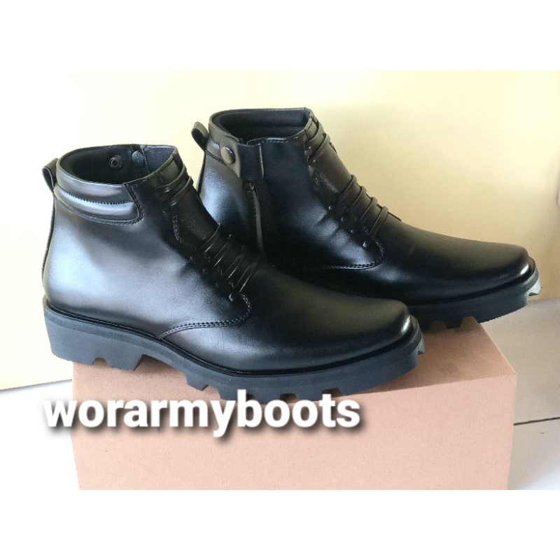 Sepatu PDH Bigh Size  45,46,47 PDH TNI POLRI DISHUB SECURITY