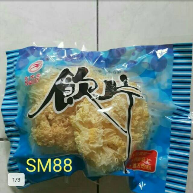 

Jamur putih salju/dried snow white fungus 100gr