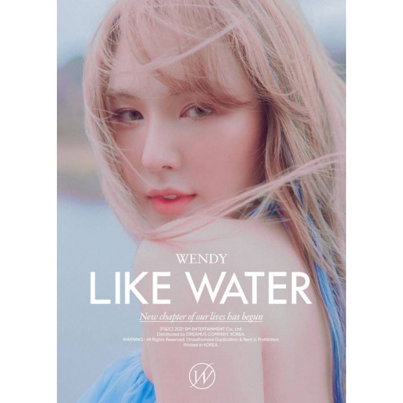 [BACA DESKRIPSI] DP WENDY 1ST SOLO ALBUM LIKE WATER