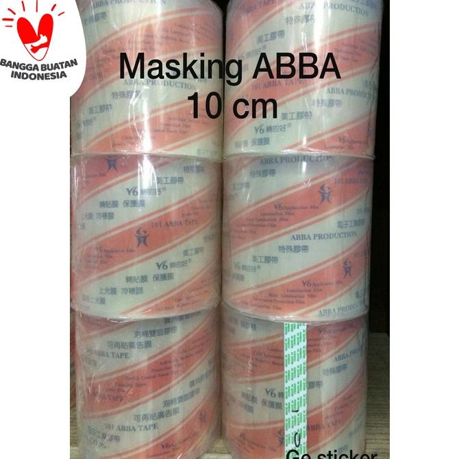 

JUAL MURAH TRANSFER / MASKING TAPE ABBA 10 cm