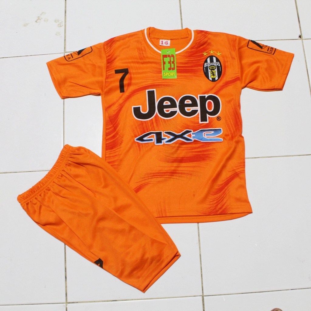 Setelan baju bola anak size jumbo 22.24.26 10-14 thn