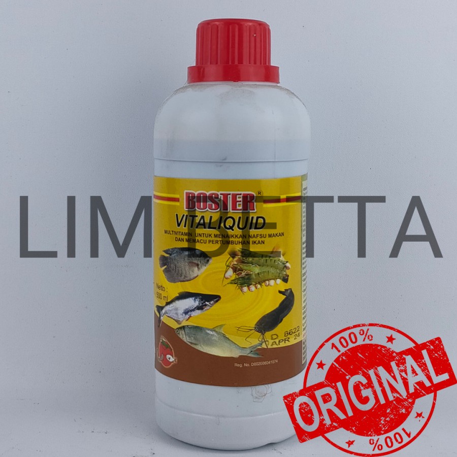 BOSTER VITALIQUID 500 ML / VITAMIN UNTUK IKAN DAN UDANG