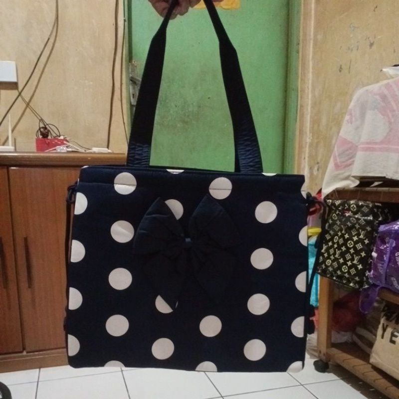 Tas Naraya Bangkok Blue Polkadot