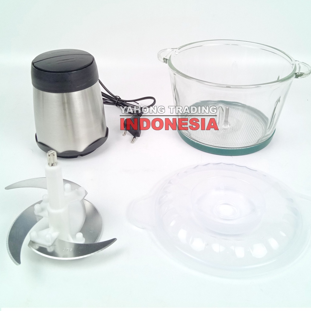 Blender Daging Meat Grinder Penggiling Multifungsi Stainless Kaca