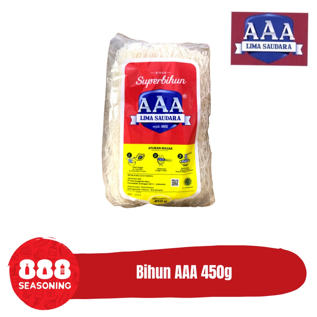 

BIHUN AAA LIMA BERSAUDARA/ SUPER BIHUN 450g