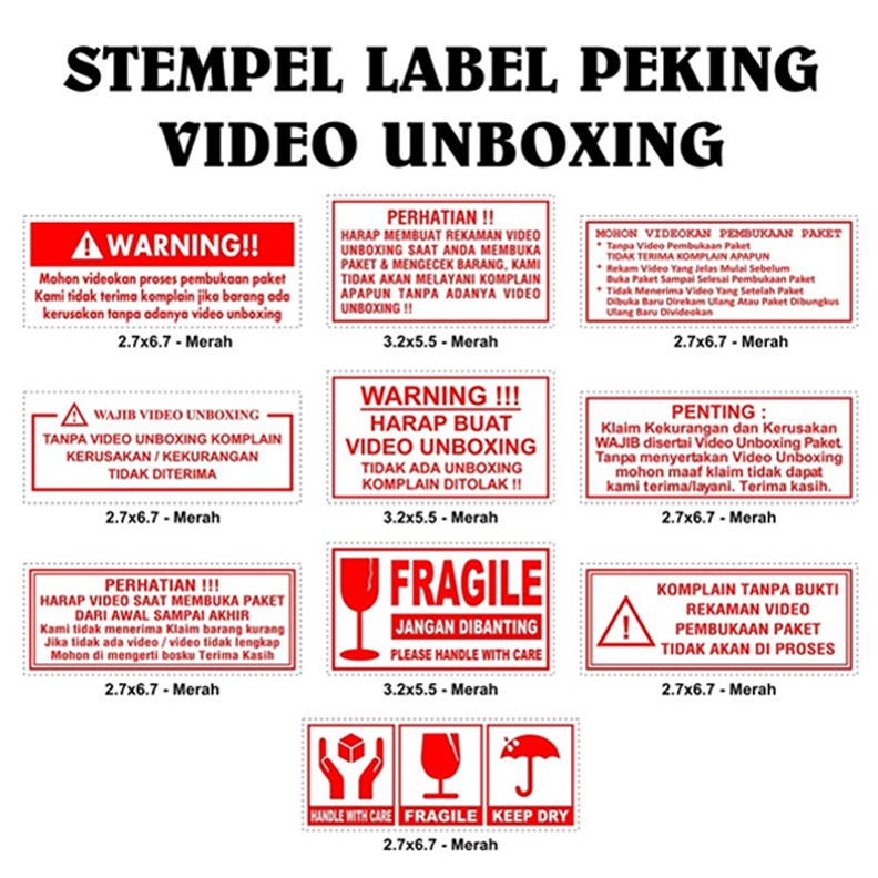 TERBAIK !!Stempel Flash Stempel Otomatis Label Paking Kardus Unboxing